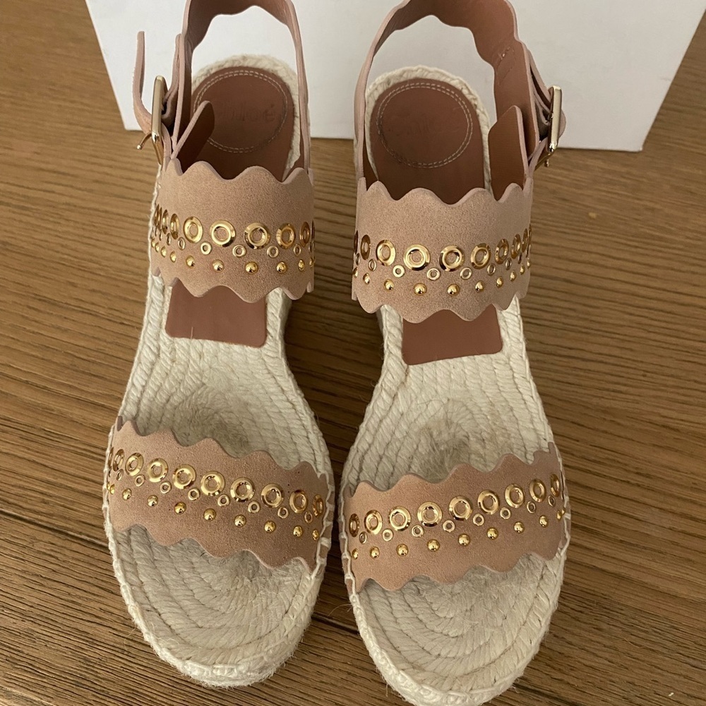 Chloe Lauren espadrilles in maple pink - Picture 2 of 7